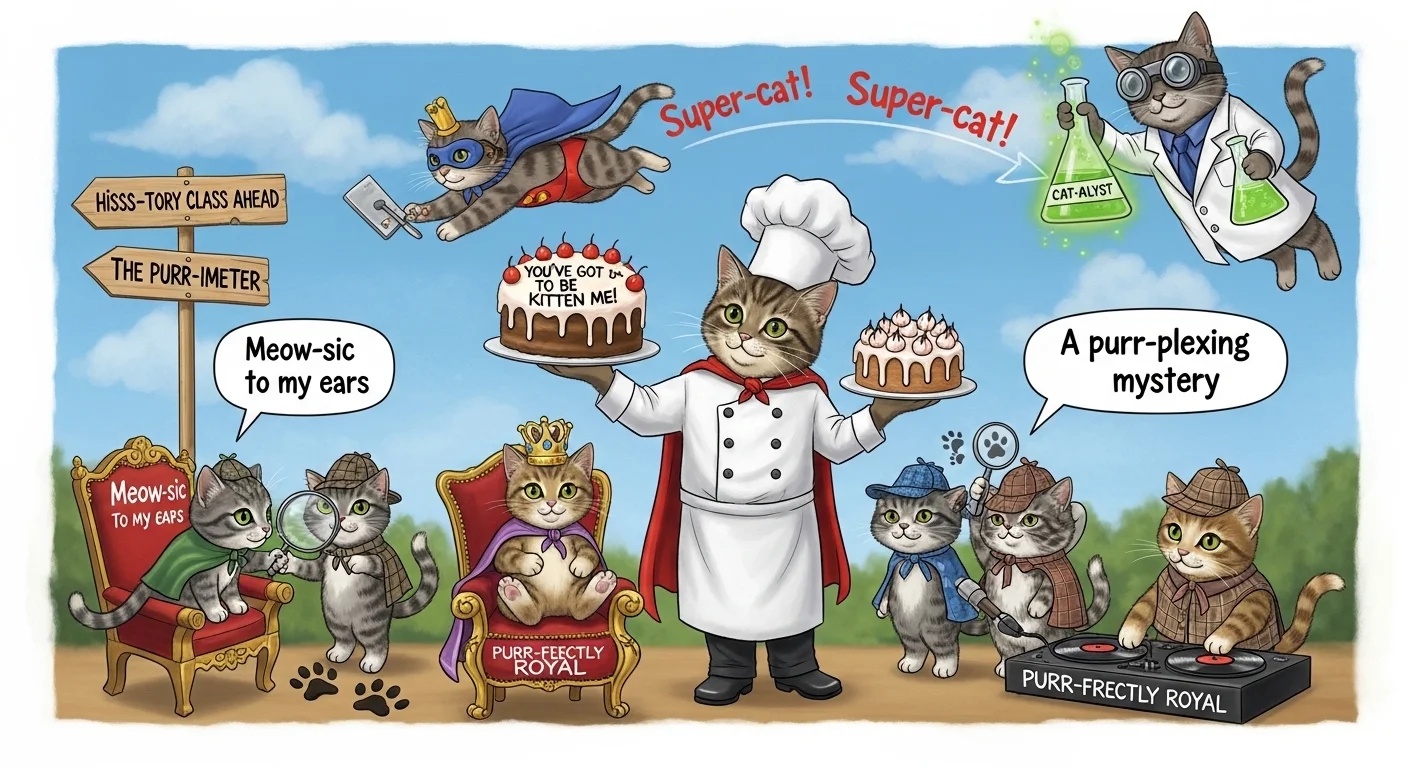 Top 12 Hilarious Cat Puns to Make You Laugh