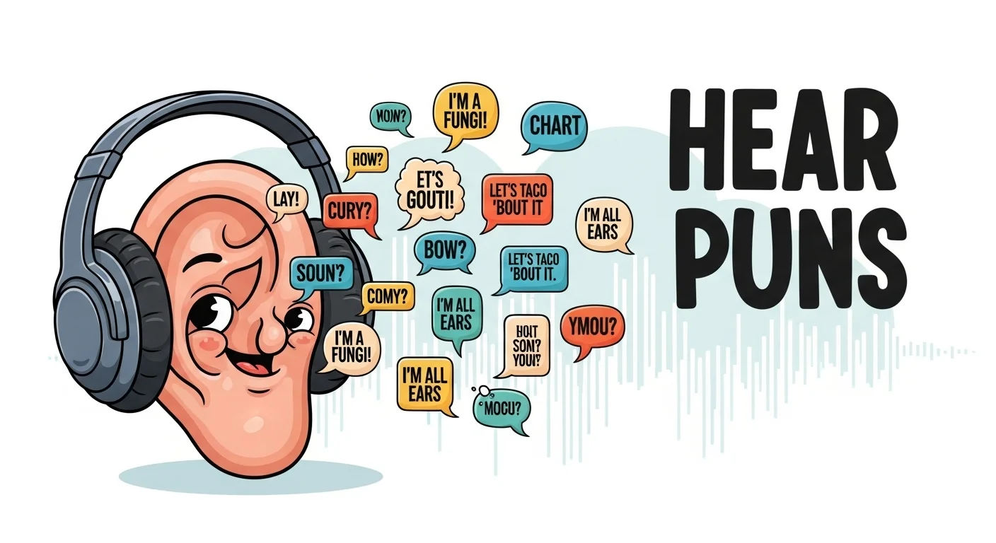 🧠 Why These Hear Puns Actually Work Hearing is something we all do every day. It connects to music, gossip, conversations, and even misheard lyrics. That makes it easy for jokes to land. Puns surprise the brain. You expect one meaning of hear, then suddenly it flips to here. That tiny twist creates instant humor. Because listening is universal, these jokes feel simple, relatable, and fun. No deep explanation needed. Just hear it and laugh.