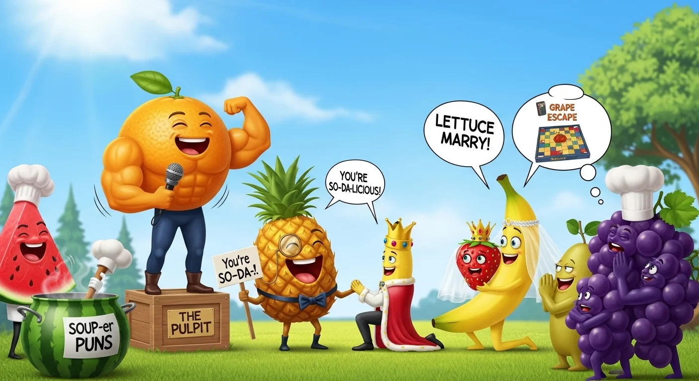 Top 12 Hilarious Juicy Puns to Make You Laugh