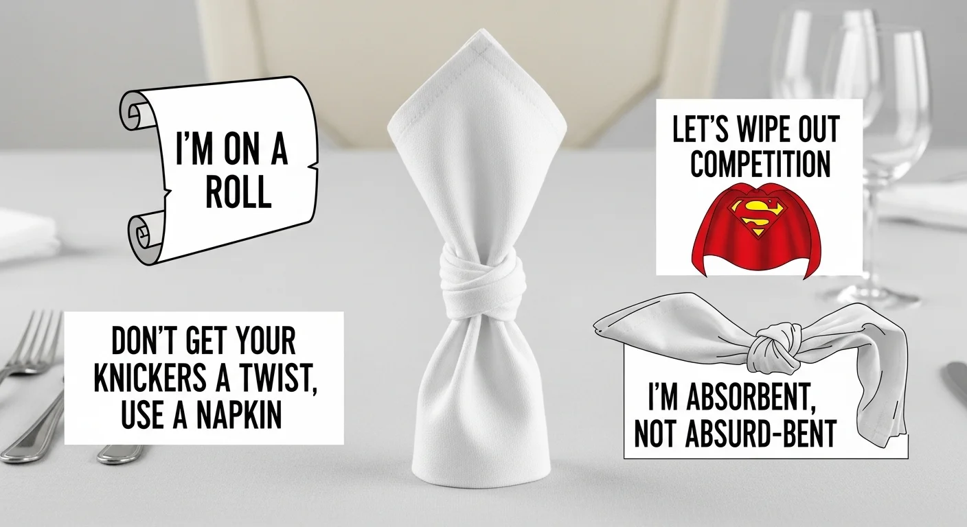 Top 12 Hilarious Napkin Puns to Make You Laugh