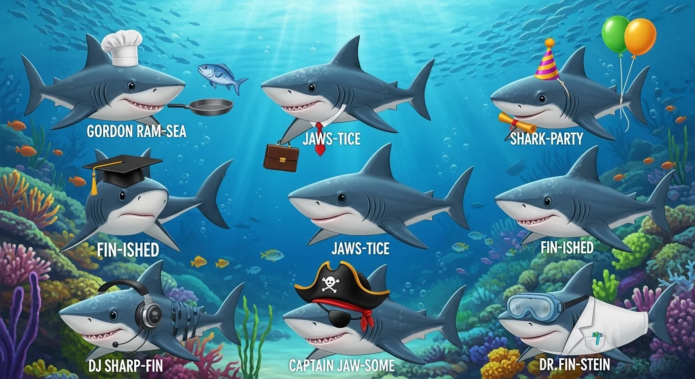 Top 12 Hilarious Shark Name Puns to Make You Laugh