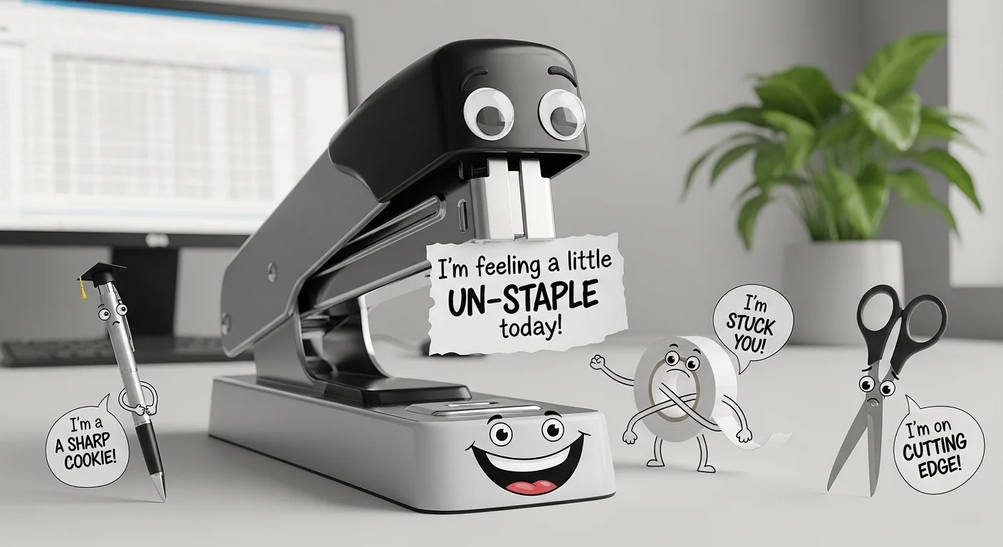 Top 12 Hilarious Stapler Puns to Make You Laugh