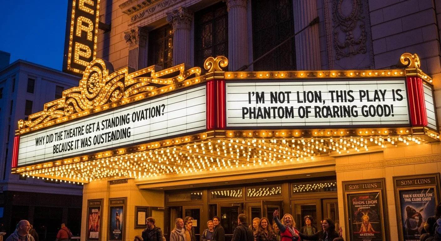 Top 12 Hilarious Theatre Puns to Make You Laugh