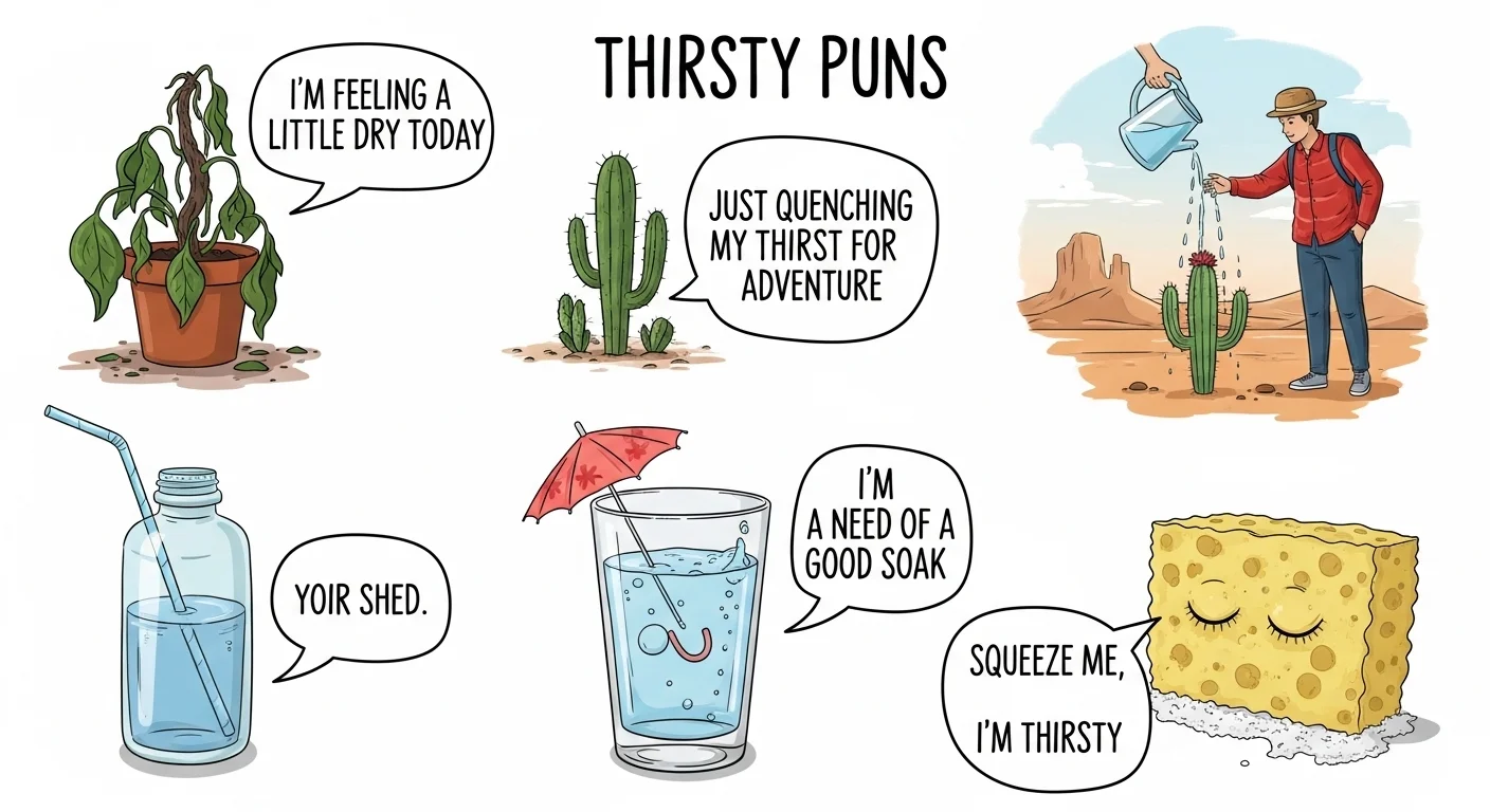 Top 12 Hilarious Thirsty Puns to Make You Laugh