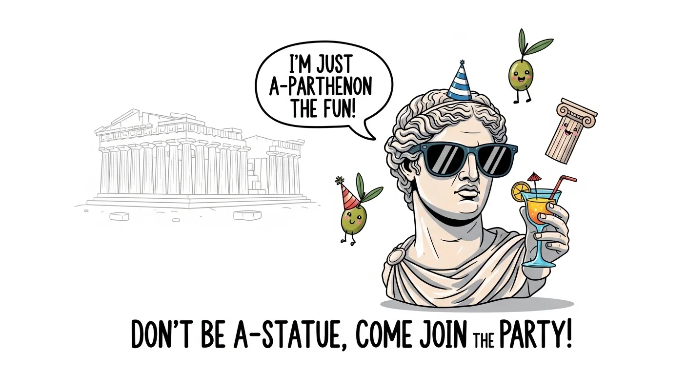 🇬🇷 Top 12 Hilarious Greece Puns to Make You Laugh