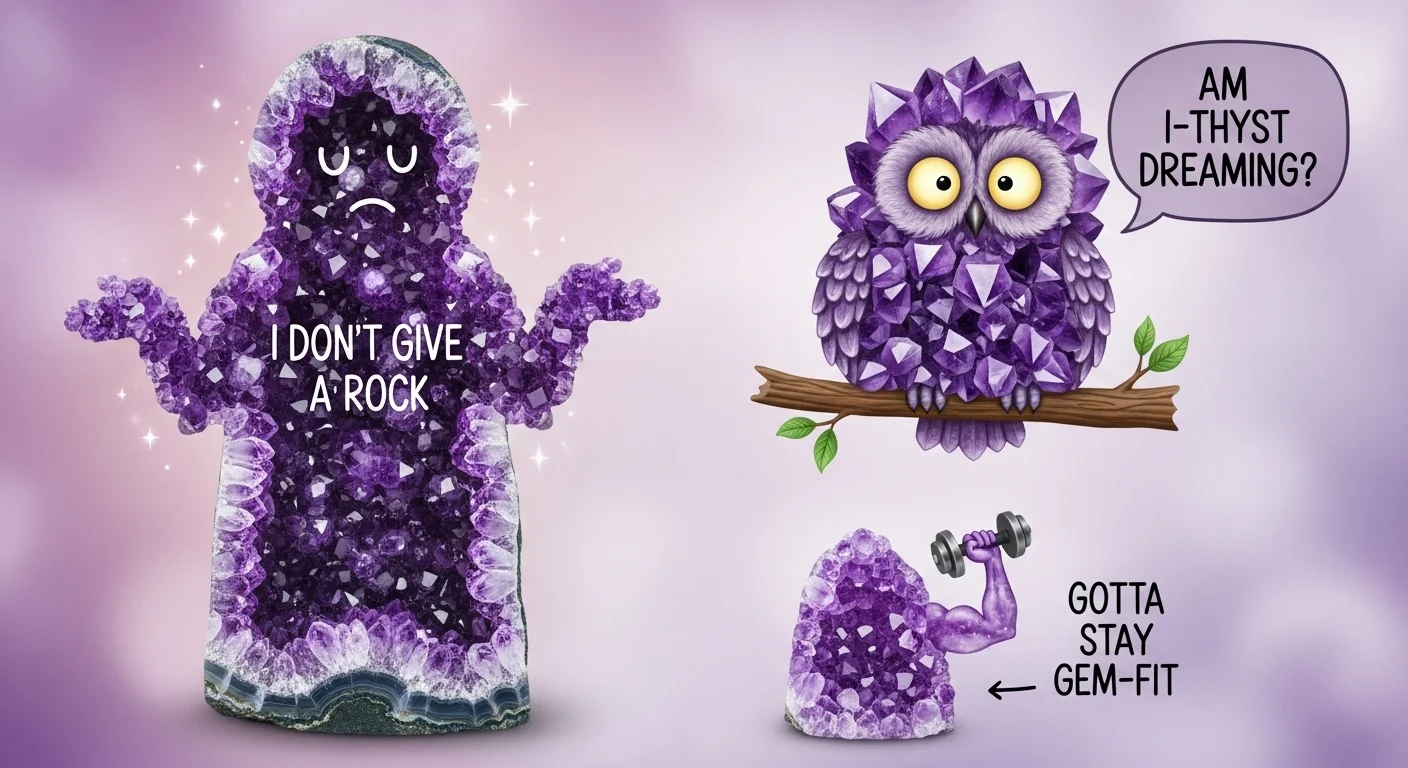 Top 12 Hilarious Amethyst Puns That Rock 