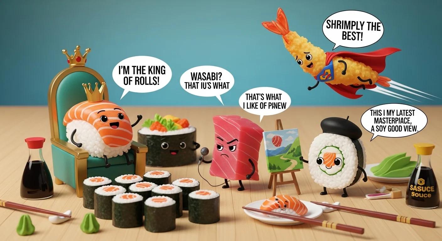Top 12 Hilarious Sushi Puns to Make You Laugh