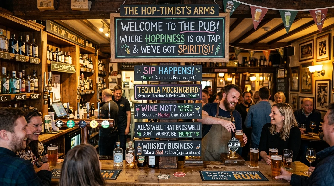 Booze Puns to Make You Laugh