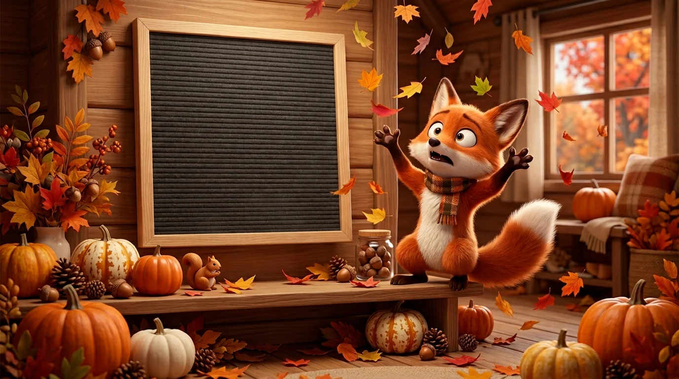 Fall Puns for Letter Boards to Make You Laugh