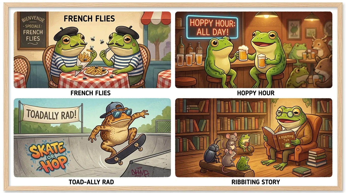 Frog Puns to Make You Laugh