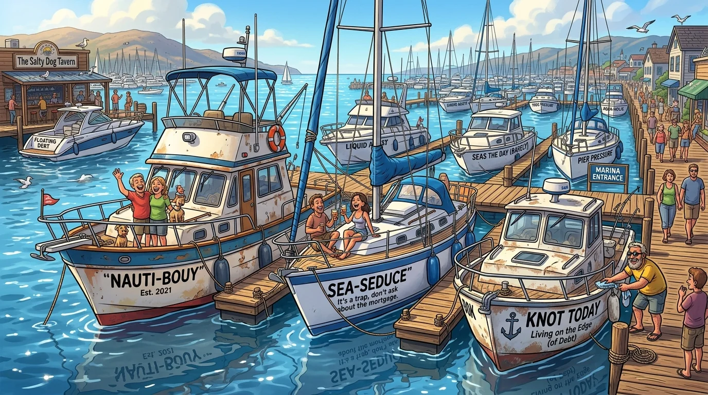 Funny boat name puns
