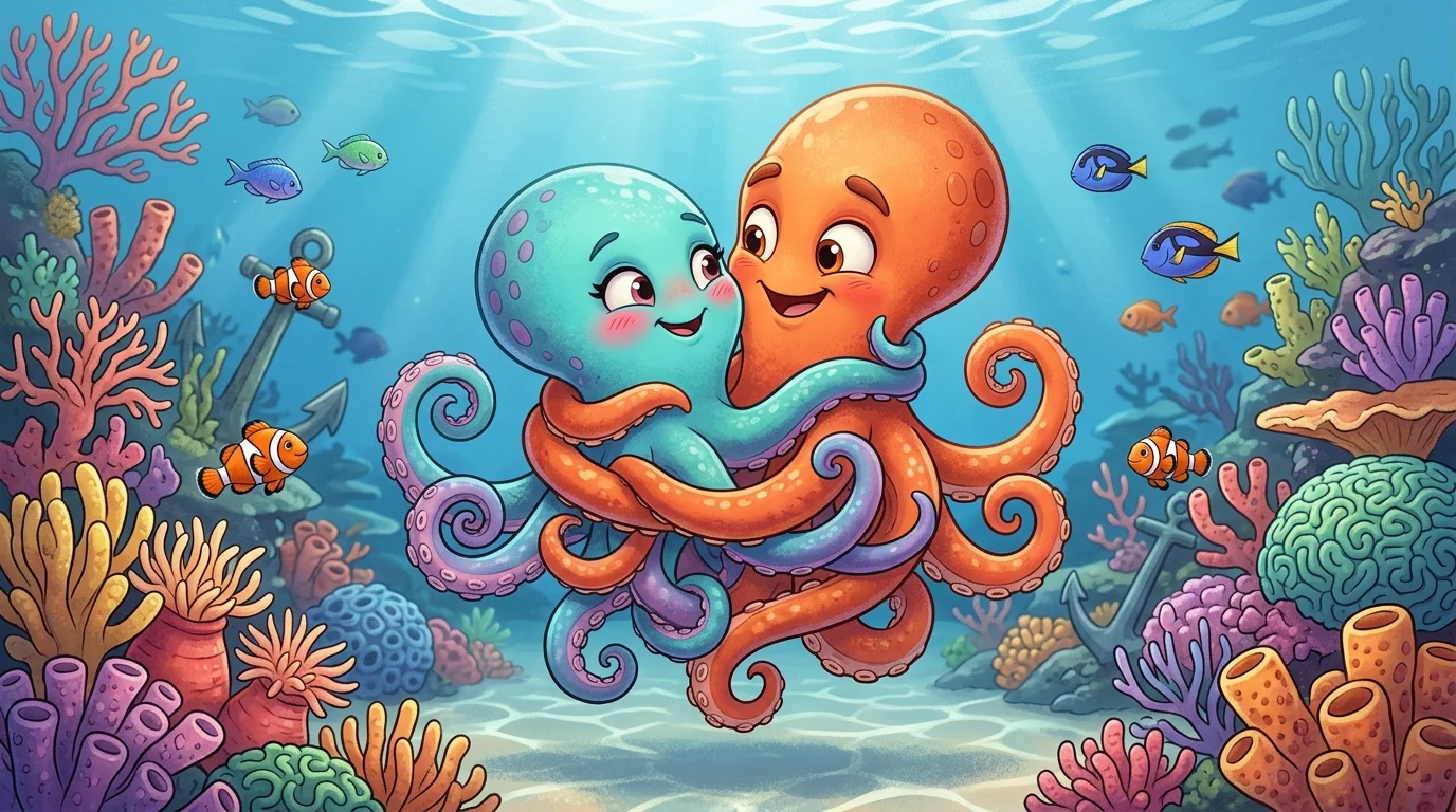 Octopus Puns About Love to Melt Hearts