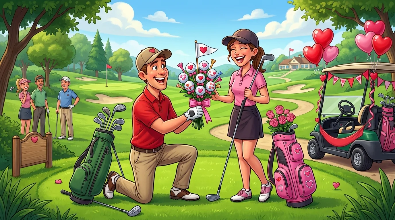 Funny Golf Valentines One-Liners