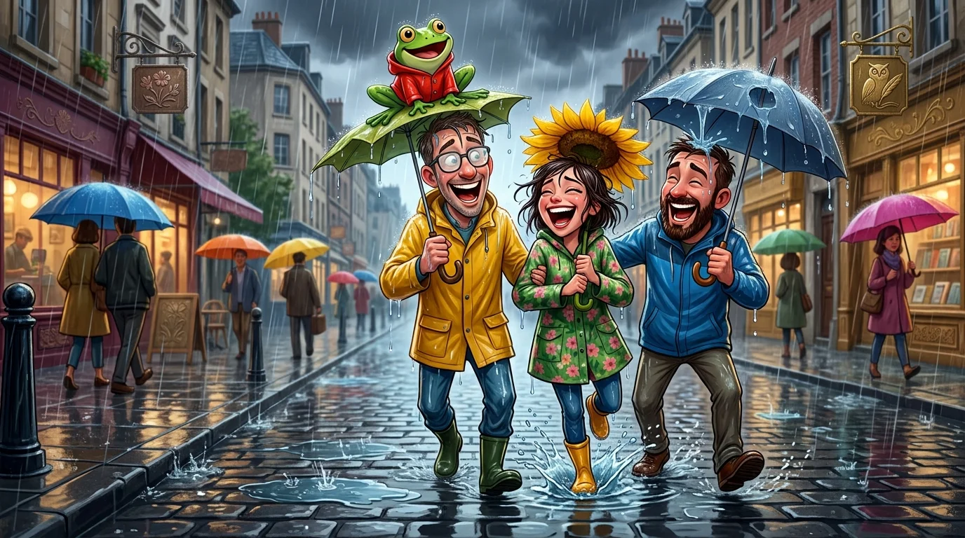 Short Rain Puns