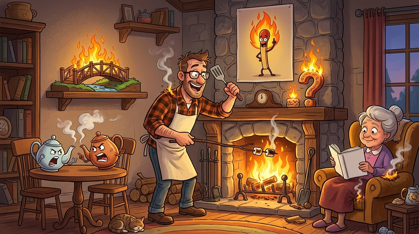 Burning Puns One-Liners