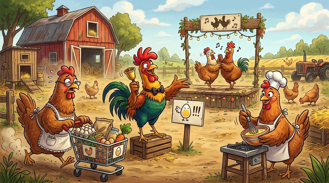 Chicken Puns Love One-Liners