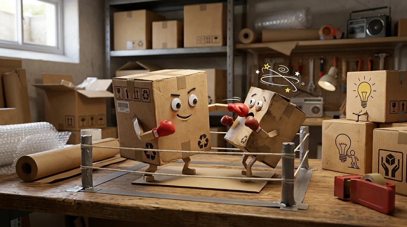 Funny Cardboard Box Puns
