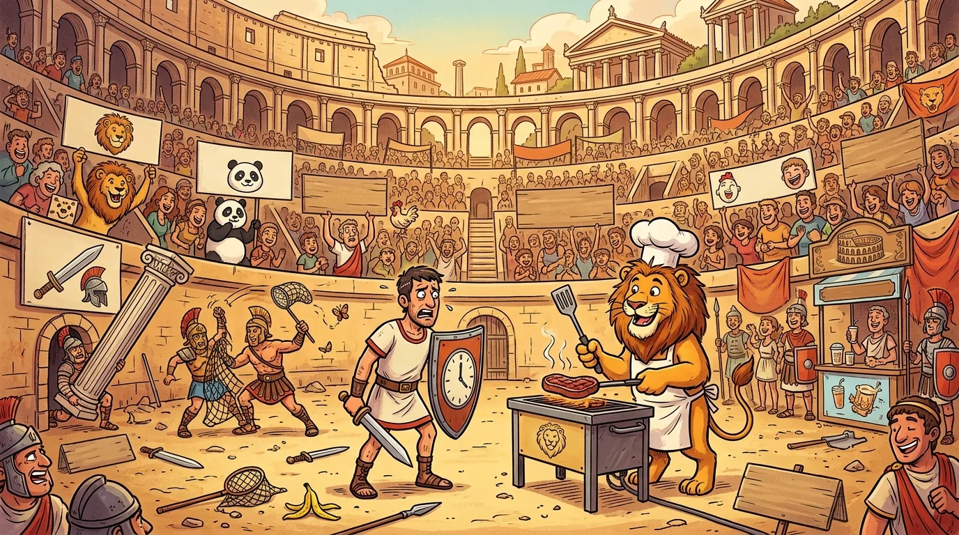 Funny Colosseum Puns
