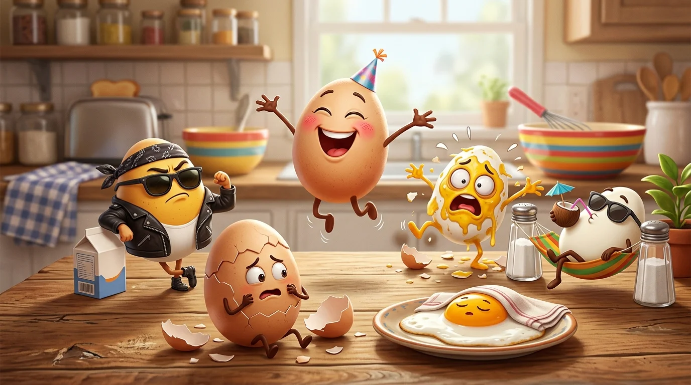 Funny Egg Puns