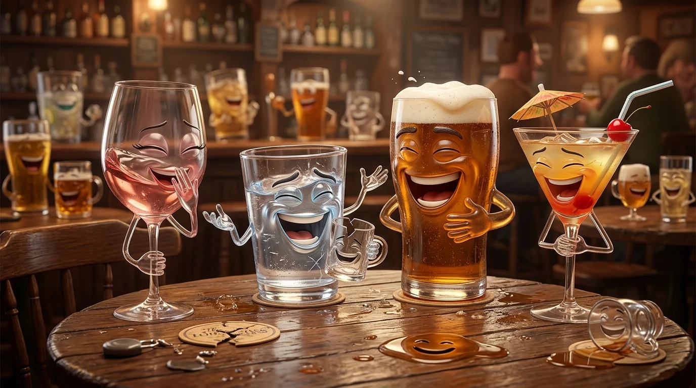 Glass puns one liners