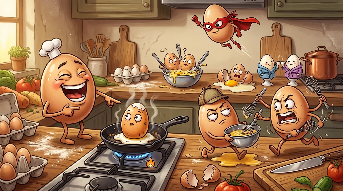 Short Egg Puns