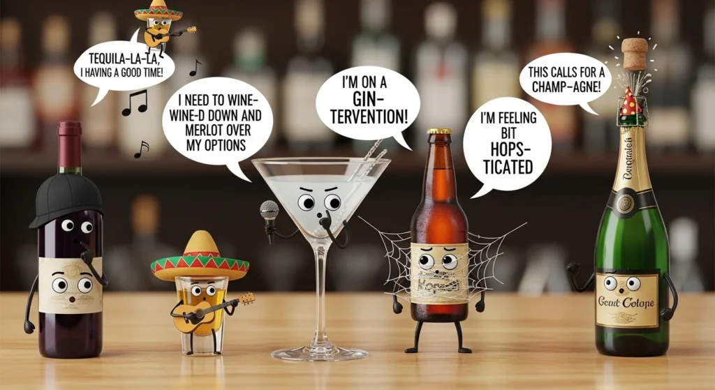 alcohol puns