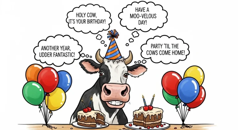 birthday cow puns