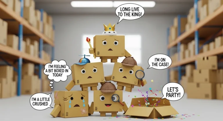 cardboard box puns