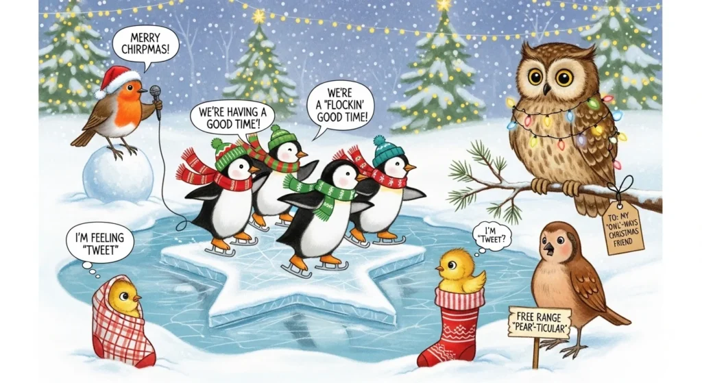 christmas bird puns