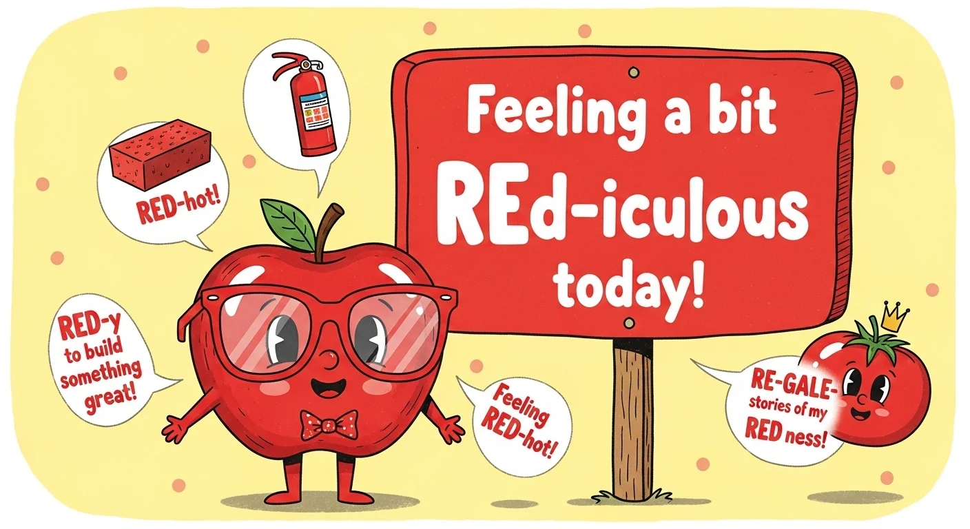 360+ Color Red Puns That Are Absolutely Red-iculously Funny - punlush