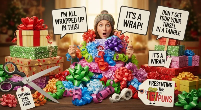 gift wrapping puns