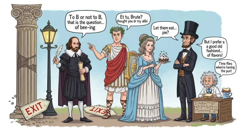 history puns