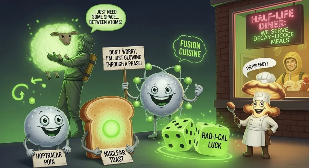 radioactive puns