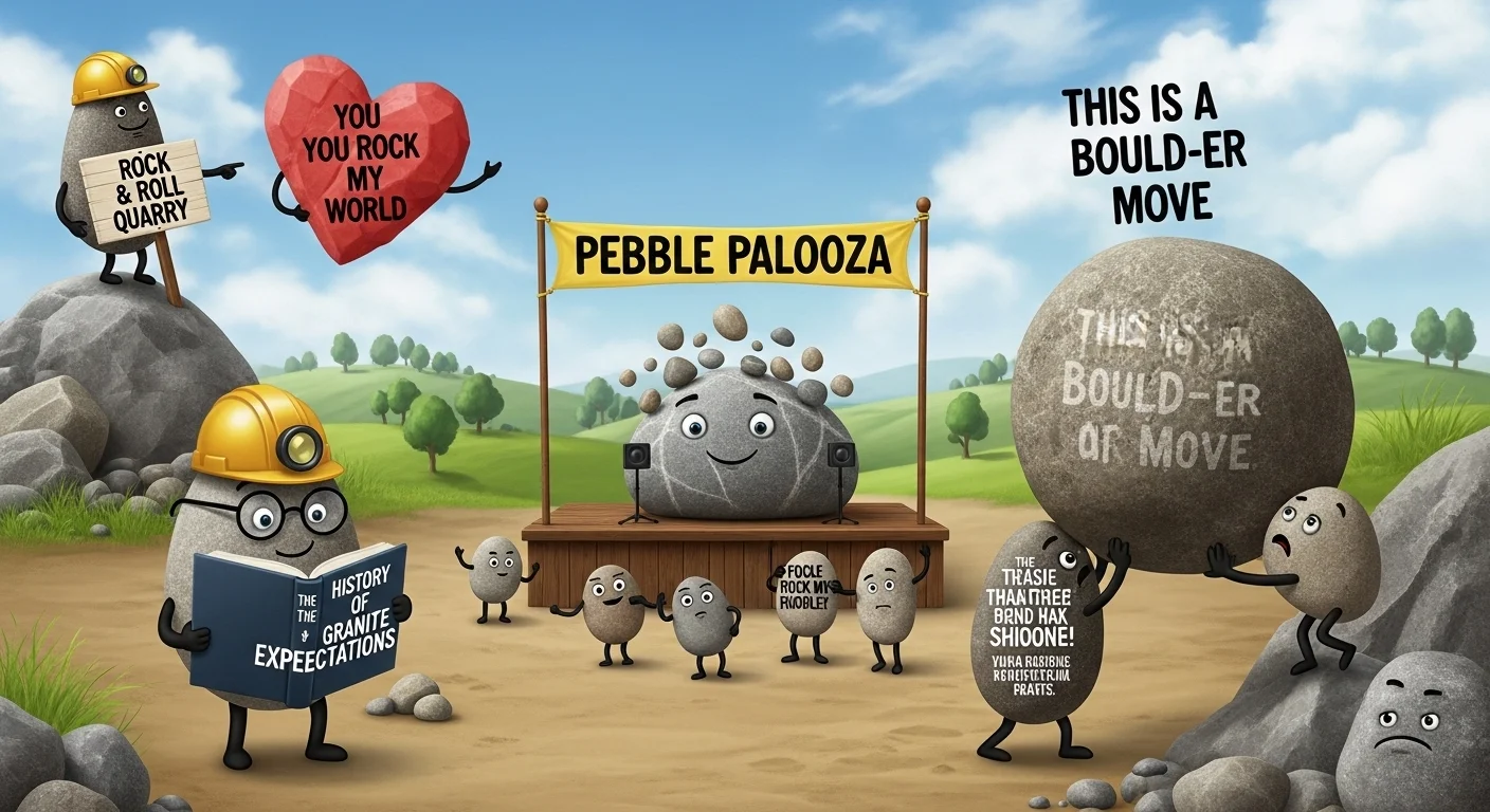 390+ Funny Rock Puns That Totally Rock Your World 2026 - punlush
