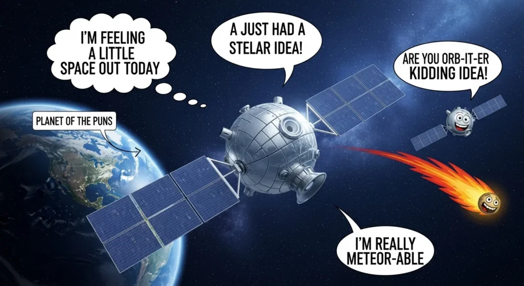satellite puns