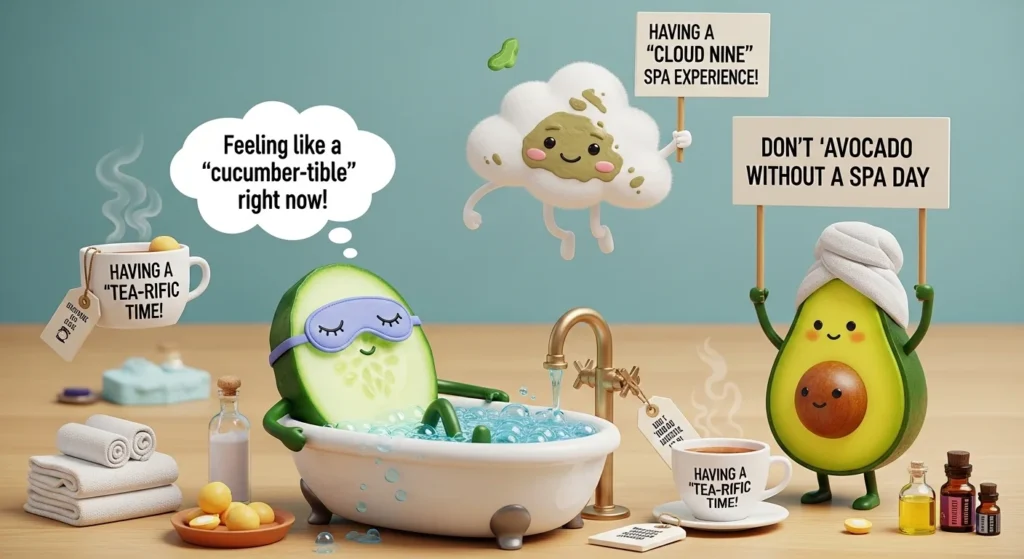 spa day puns