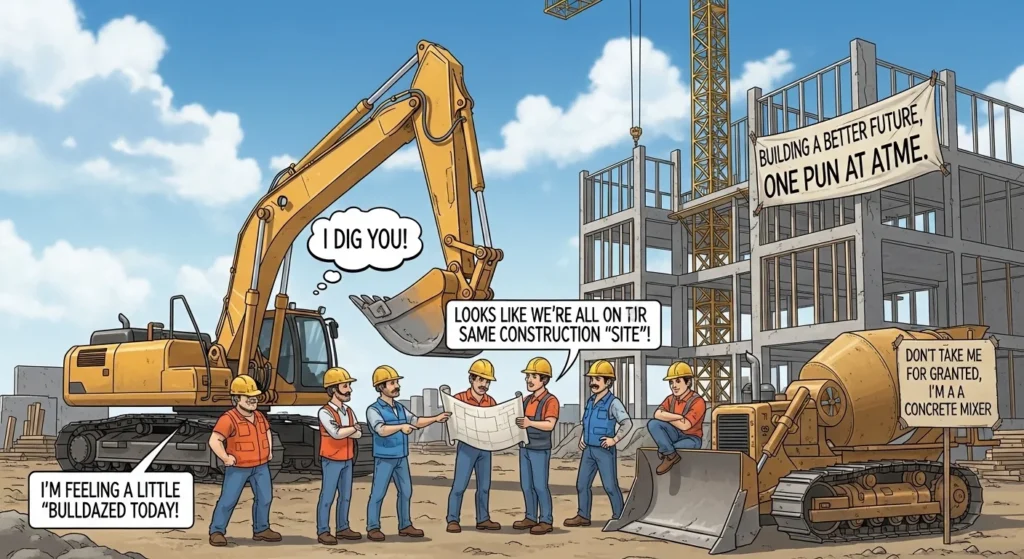 construction puns