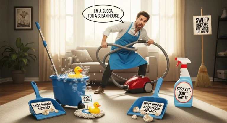 house cleaning puns