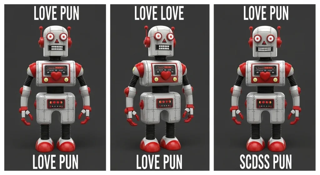 robot love puns
