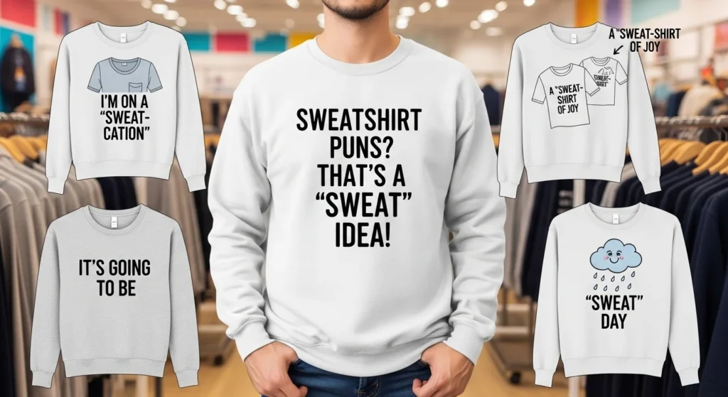 sweatshirt puns