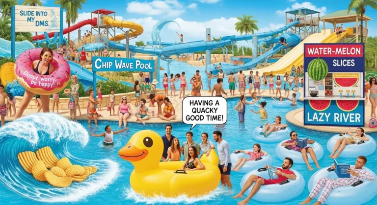 water park puns