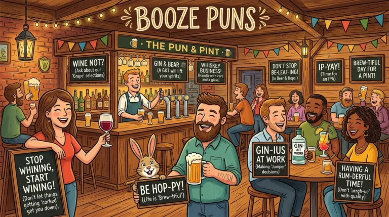 booze puns