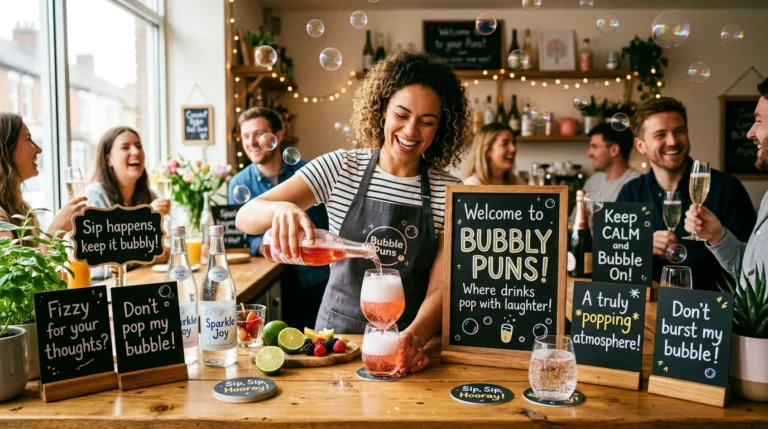 bubbly puns