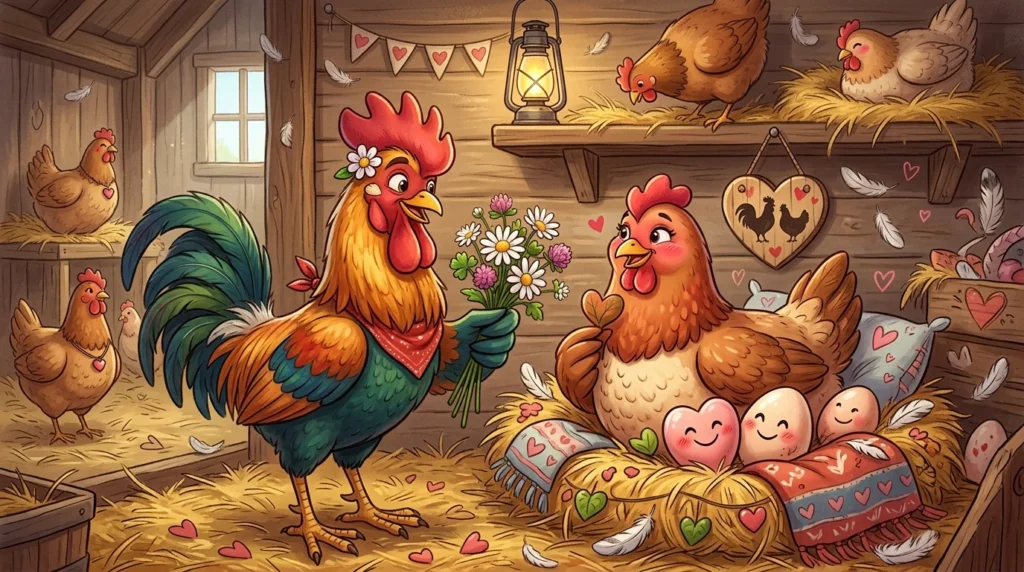 chicken puns love