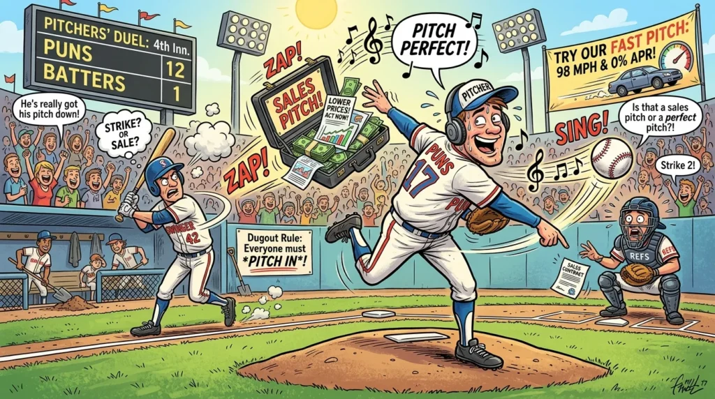 pitch puns