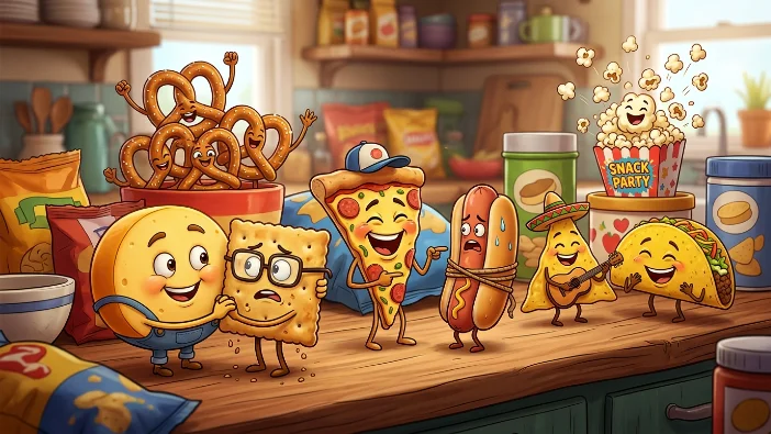 snack food puns